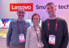 Carlos Zorrilla, Adriana Rivas y Manuel Coen de Lenovo