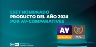 ESET fue distinguido como Producto del Año.