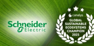 Schneider Electric obtuvo el reconocimiento de Canalys.