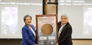 Lisa Su (AMD CEO), C C Wei (TSMC CEO)