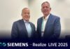 Robert (Bob) Jones, Chief Revenue Officer, y Tony Hemmelgarn, President & CEO, en Siemens Digital Industries Software