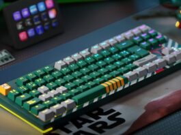 Primus presentó su nuevo teclado gamer Star Wars.