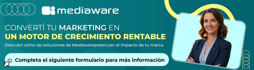 Banner formulario de Mediaware, crecimiento rentable