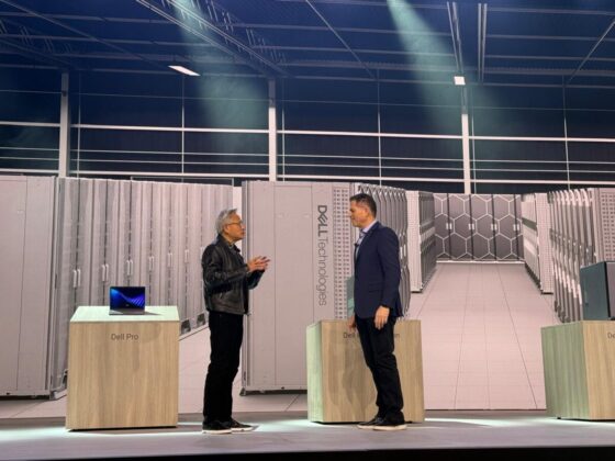 Jensen Huang, Presidente y CEO en NVIDIA, y Michael Dell, CEO y Presidente en Dell Technologies.