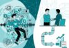 Ilustración sobre la diferencia entre métricas de vanidad en marketing digital y el flujo de ventas real en el sector IT B2B