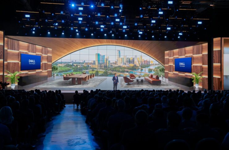 Michael Dell, CEO y Presidente en Dell Technologies, durante su keynote. Foto: Dell Technologies.