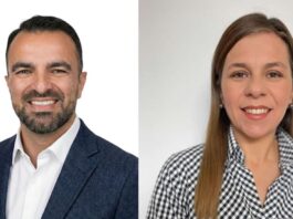 James Orlando Rincón Ramírez y Erika Puerta, de Forza.