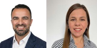 James Orlando Rincón Ramírez y Erika Puerta, de Forza.