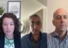 Sophos Fusion: Defensa integrada y nativa de IA frente a la complejidad de las amenazas Alex Rose (Expèrta), Raja Patel (Presidente) y Joe Levy (CEO de Sophos) en la videoconferencia de lanzamiento de Sophos Fusion.