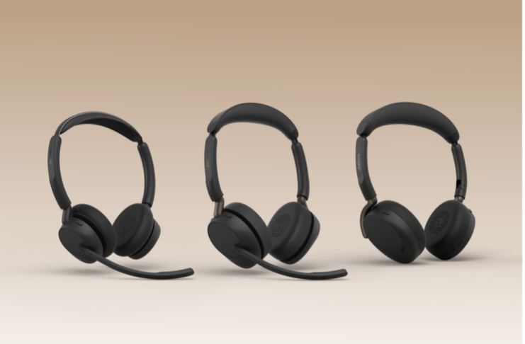Jabra presentó los nuevos auriculares Evolve3 65 Flex, Evolve3 65 y Evolve3 45.