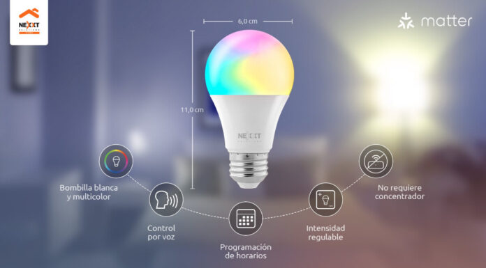 Llegaron a Ecuador los bombillos inteligentes multicolor de Nexxt Home