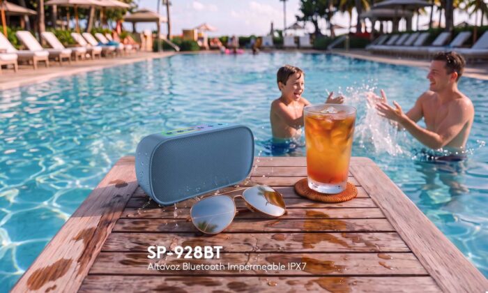 Altavoz Bluetooth impermeable SP- 928BT.