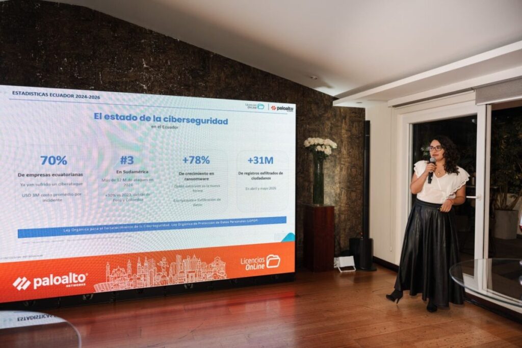 Licencias OnLine suma las soluciones de Palo Alto Networks e impulsa la ciberseguridad en Ecuador.